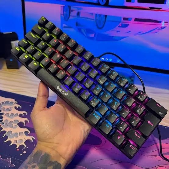 Teclado Mecânico Gamer - Switch Marrom - Foto 5