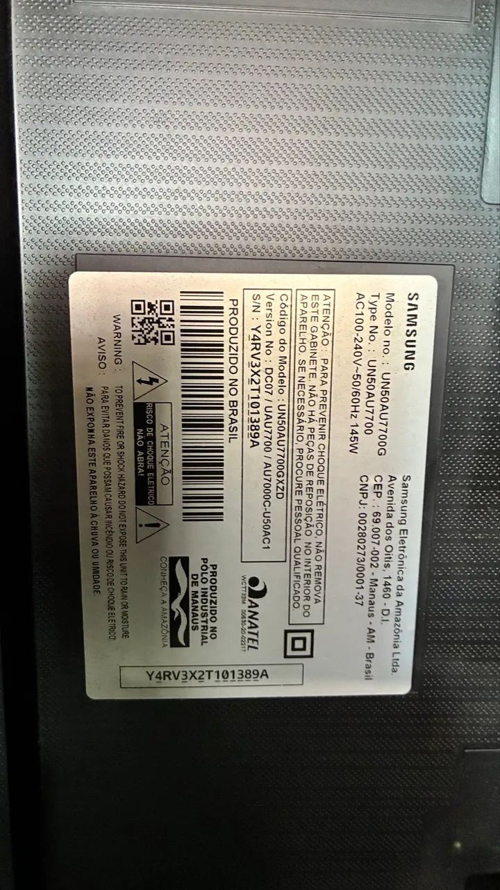 Smart tv 4K Samsung 50 AU7700 - Foto 3