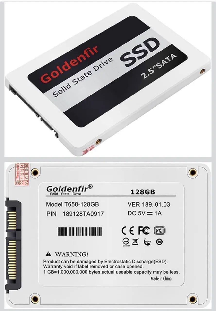 SSD Goldenfir 120GB NOVO LACRADO  - Foto 2