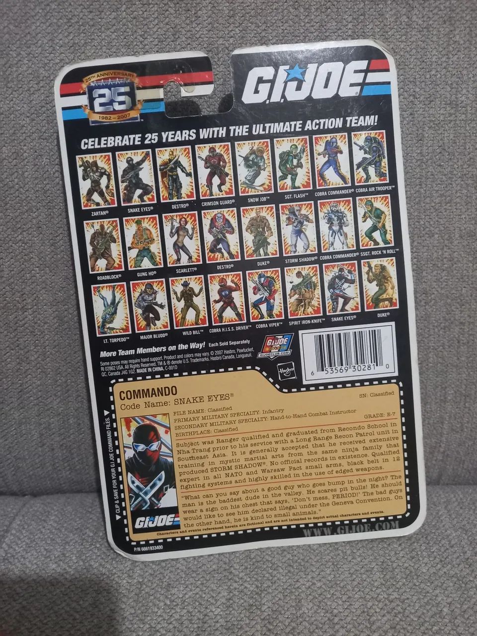 Gi Joe 25th Anniversary - Snake Eyes - Foto 2