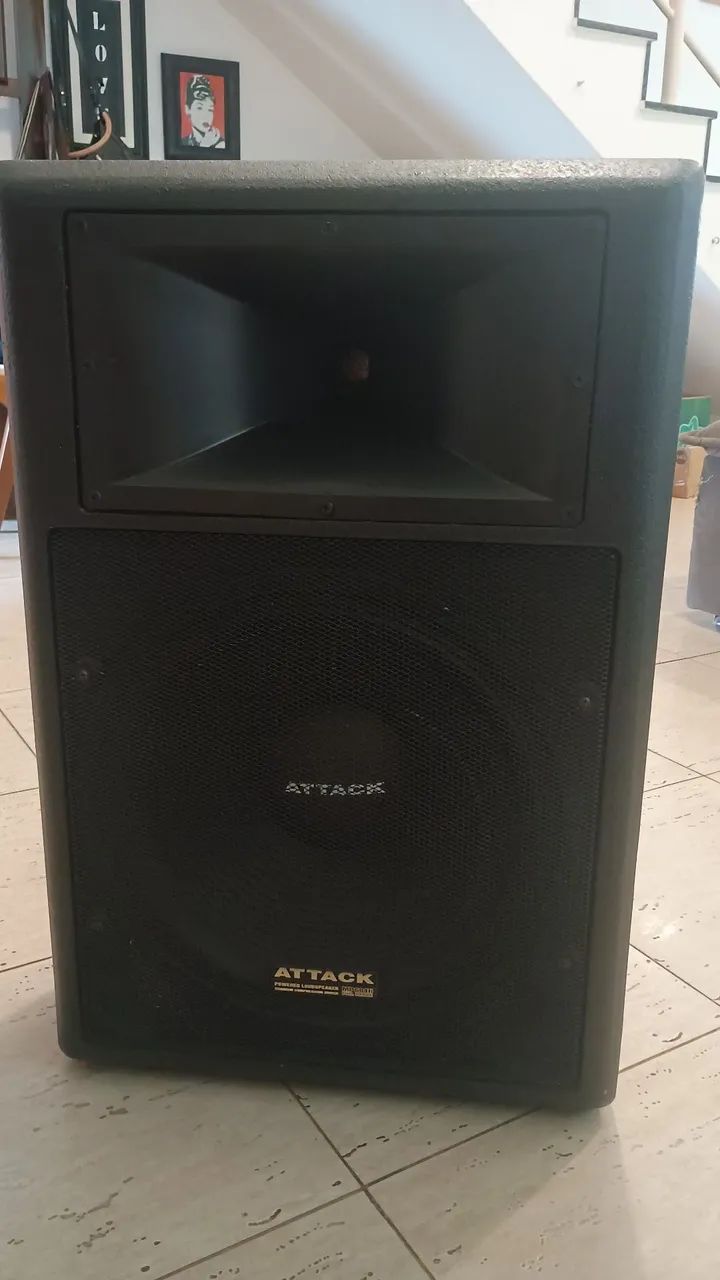 Caixa de som ativa ATTACK MP604TI