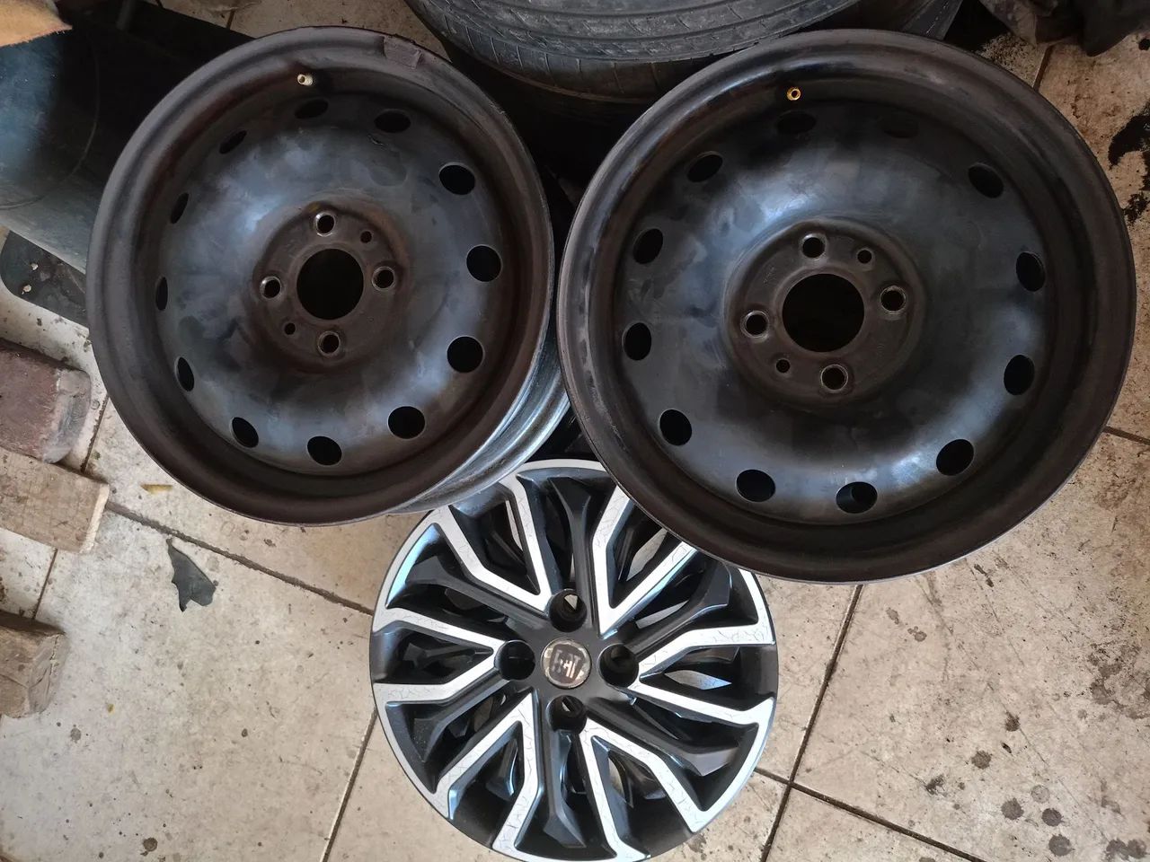 Rodas de ferro aro 14 Fiat  - Foto 2