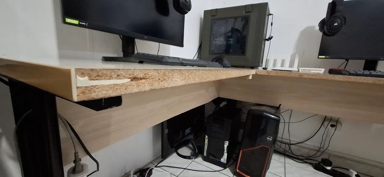 Mesa de escritório artesanal  - Foto 3