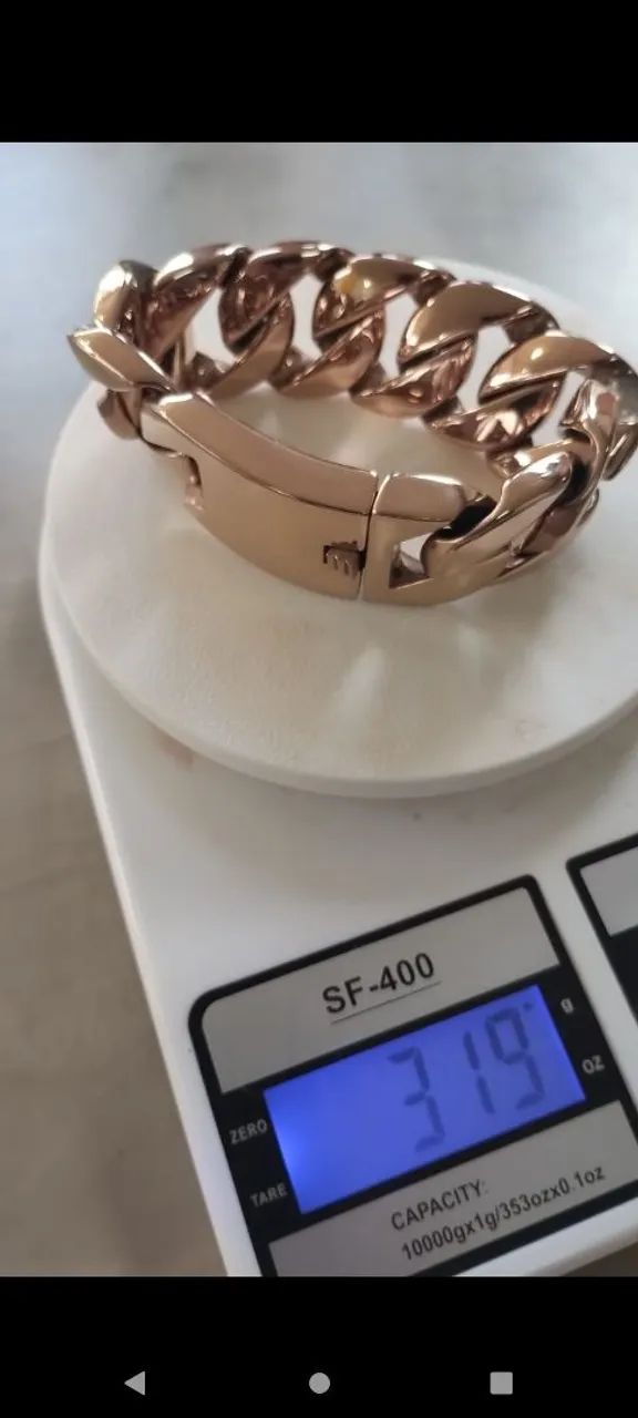 Pulseira inox rosé  - Foto 5