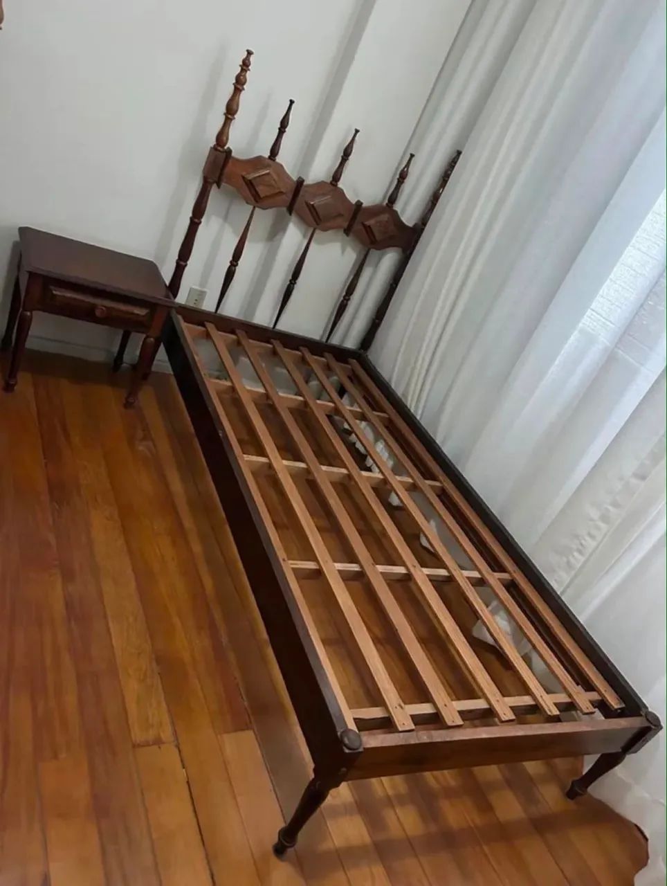 Cama solteiro em jacarandá  - Foto 2
