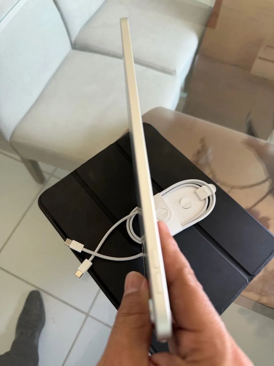 iPad 11 128 gigas bateria 100% garantia até maio  - Foto 4