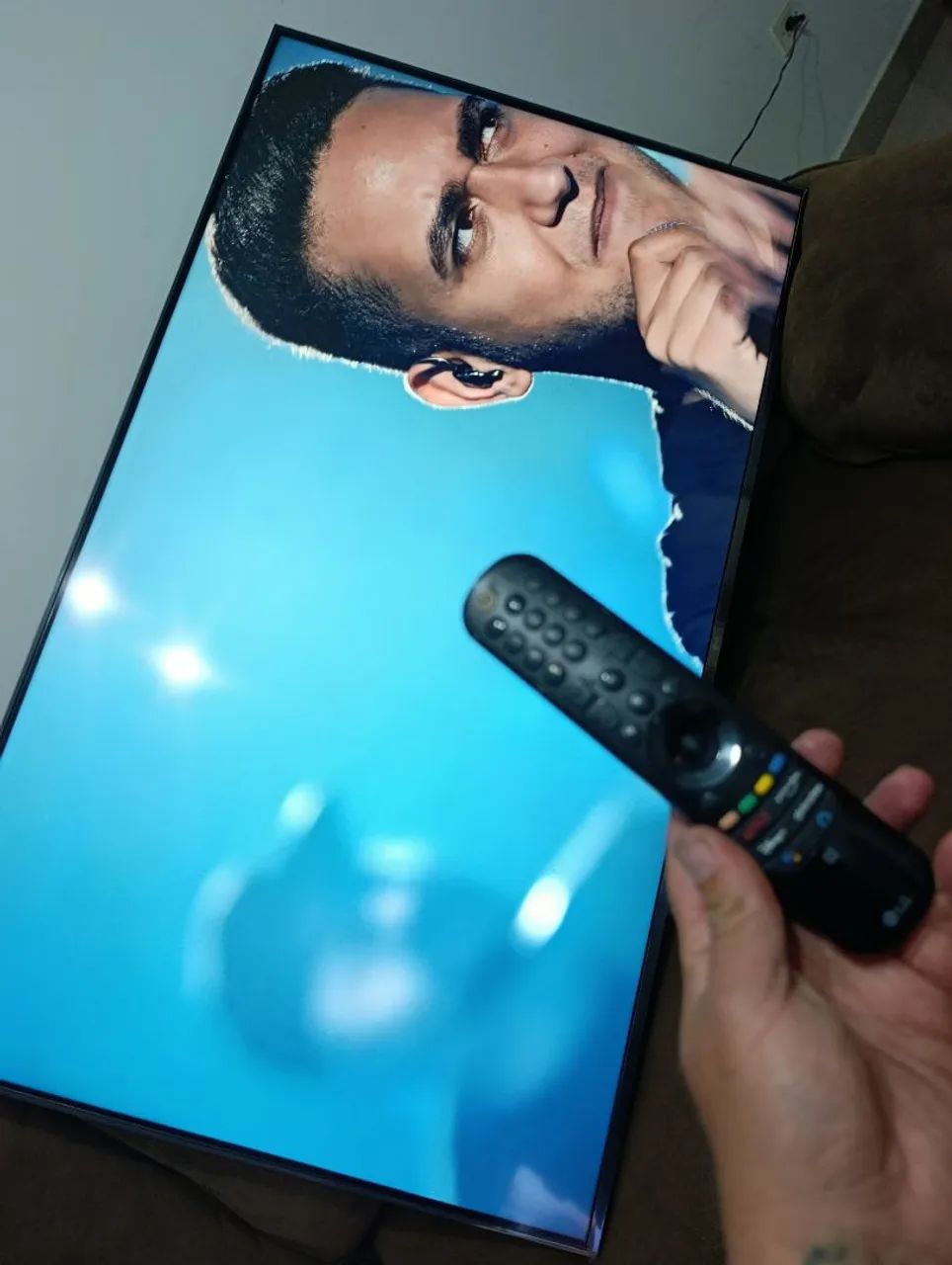 Tv LG smart 55 polegadas thinQ ALL , Alexa , controle d mouse 