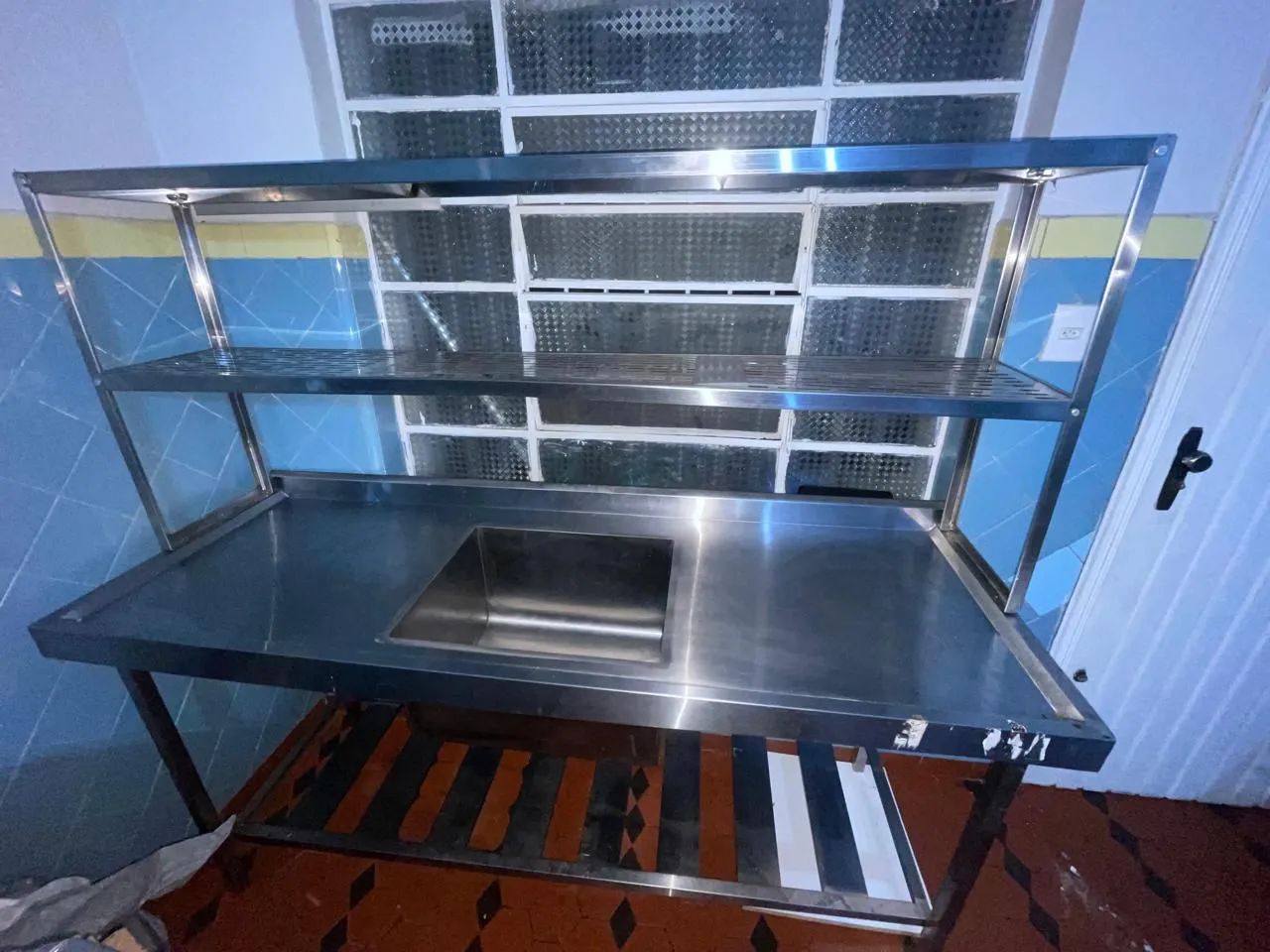 Pia Inox para restaurante