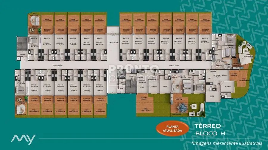 Apartamento com 1 quarto em Muro Alto - Foto 2