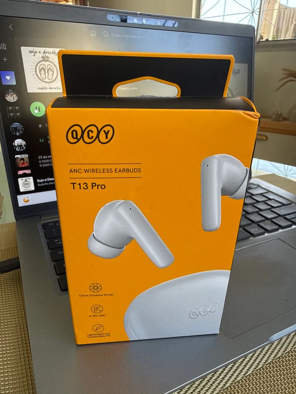 Fone de ouvido QCY t3 pro