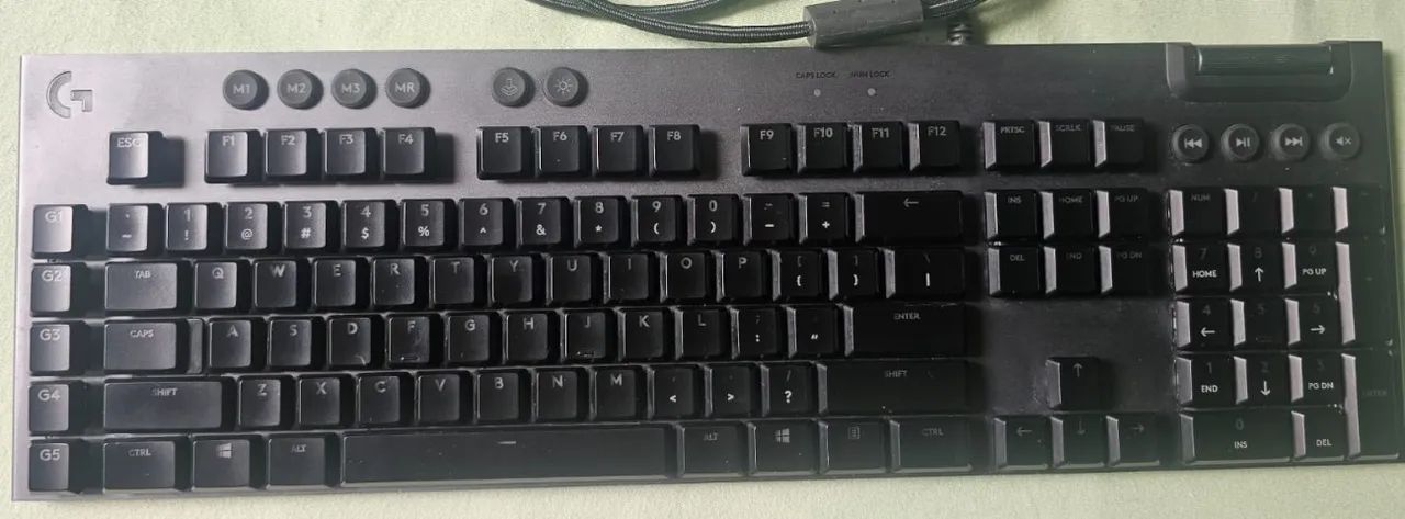 Teclado Mecânico Gamer Logitech G815 RGB LIGHTSYNC - Switch GL Tactile BROWN - Foto 3