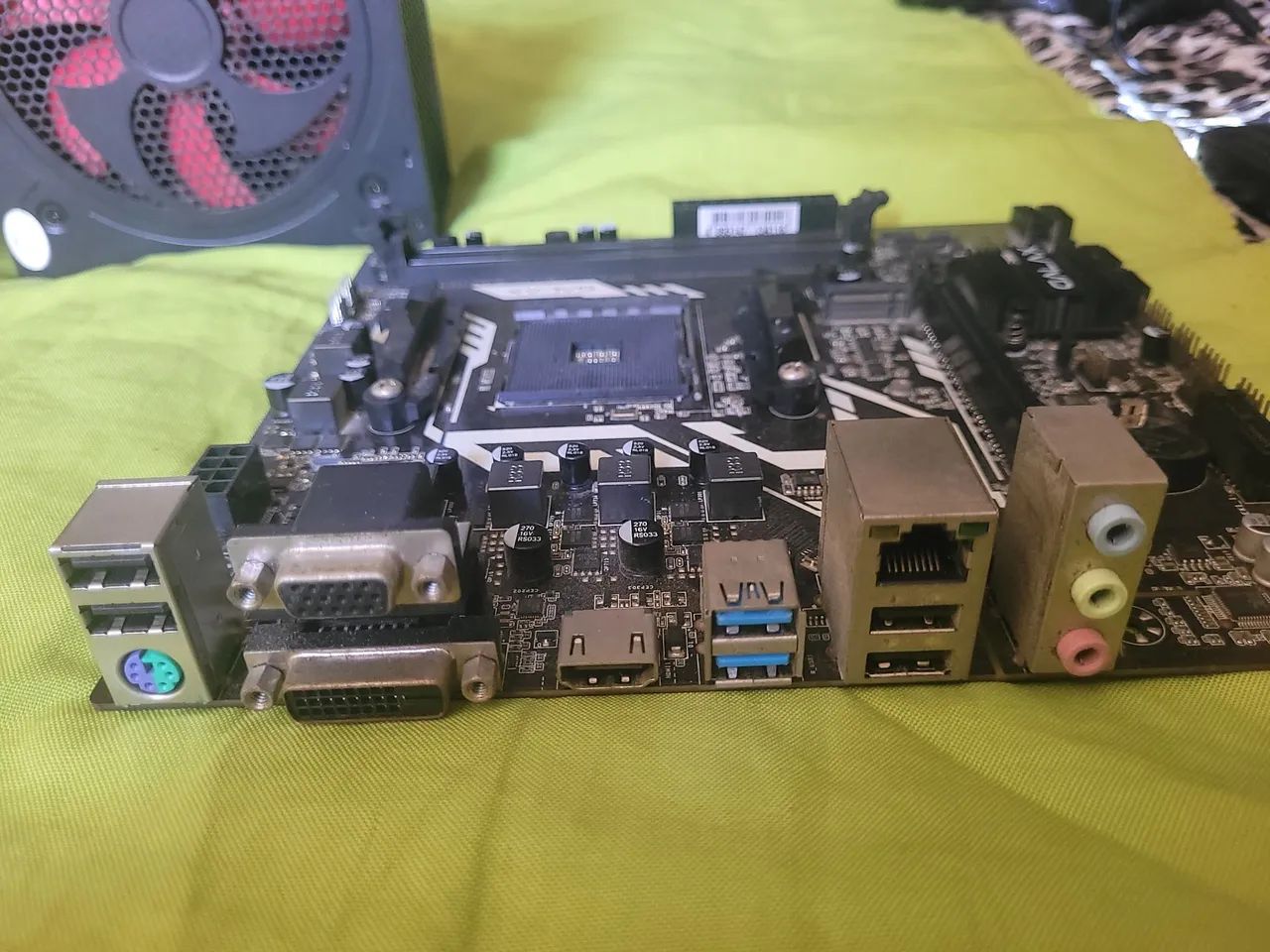 kit PLACA MÃE  + Fonte 500 W  LEIA ANÚNCIO  - Foto 3