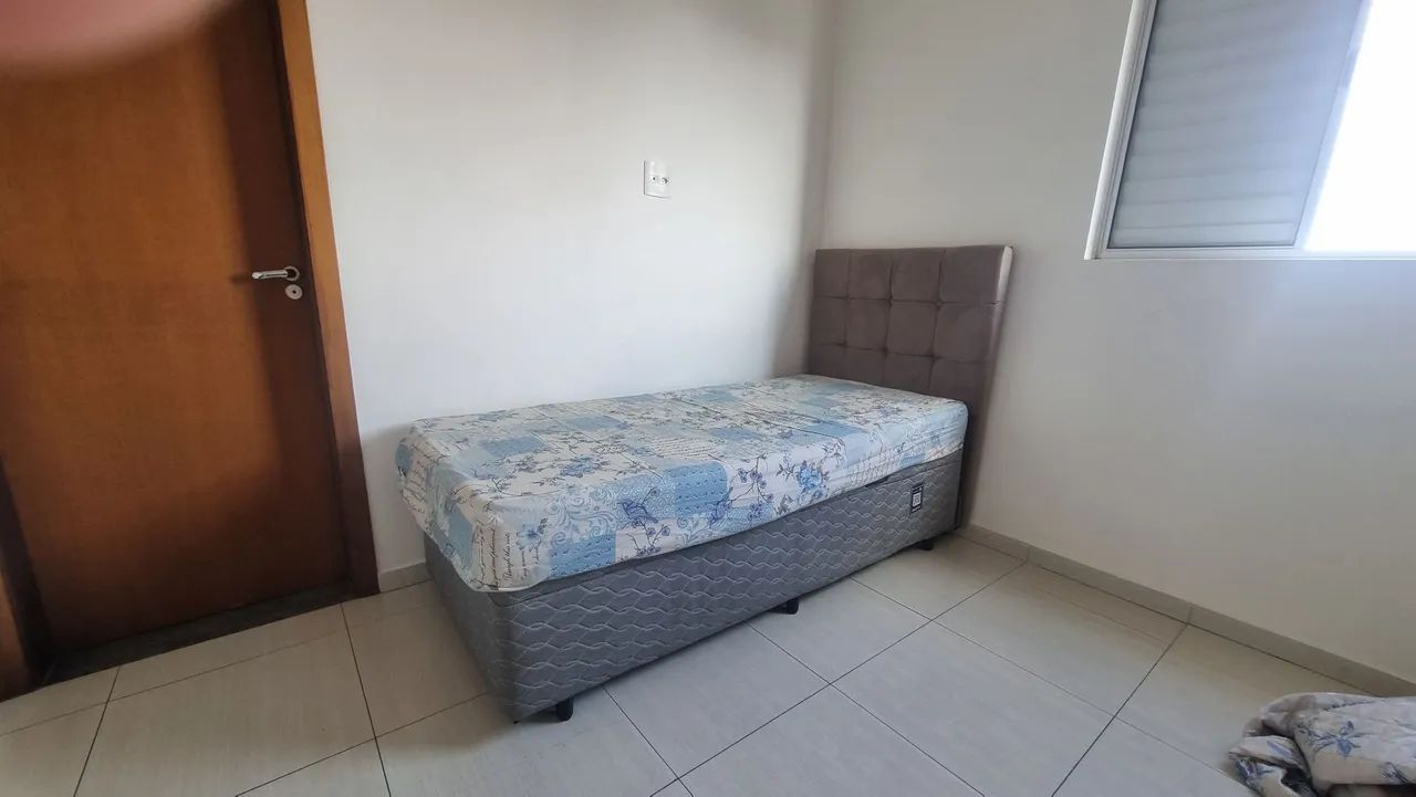 Cama + Colchão de Solteiro c/ Baú e Cabeceira 