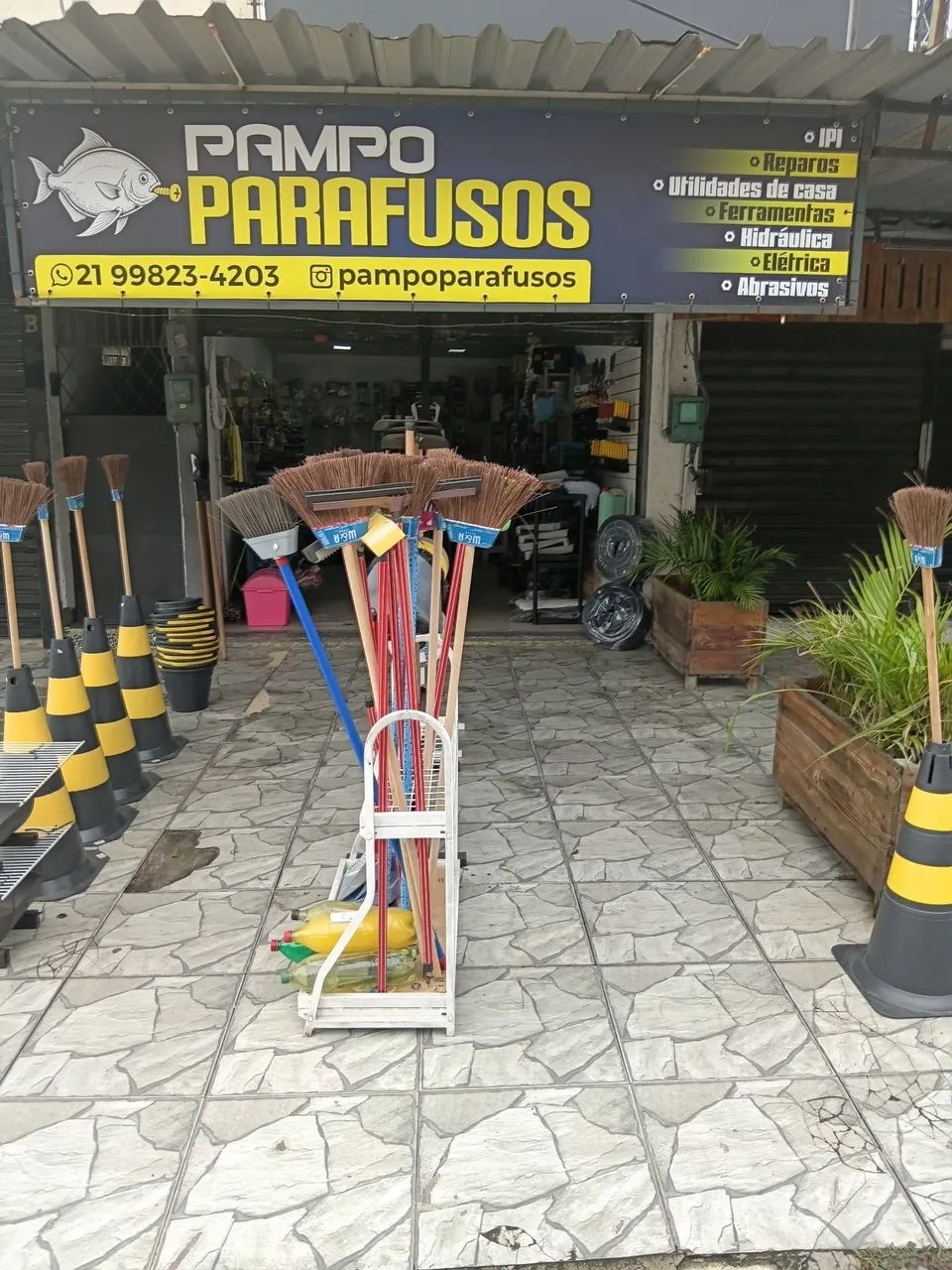 Passo ponto loja parafusos e abrasivos utilidades para o lar
