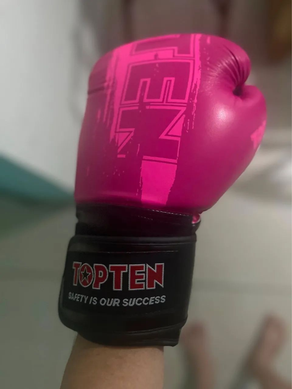 Luvas de boxe rosa  - Foto 3