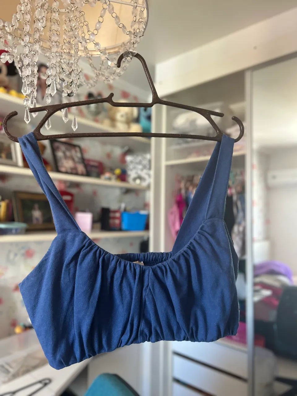 Cropped azul Boah - Foto 2