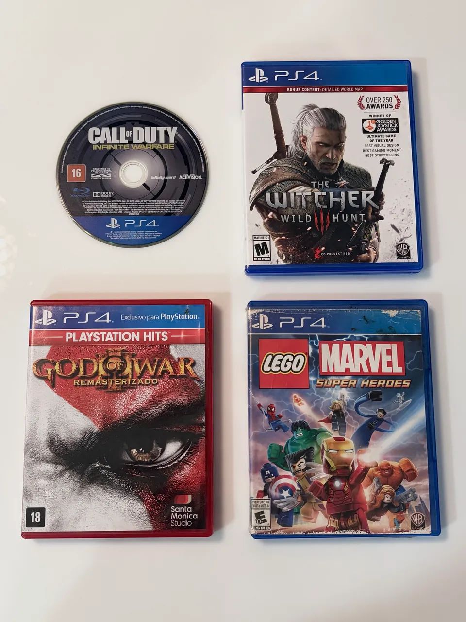 PS4 + 2 Controles + 4 Jogos  - Foto 4