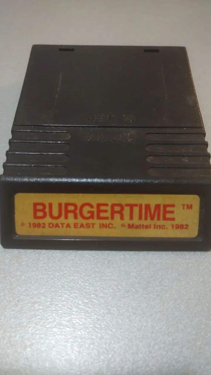 BurgerTime Intellivision Completo (Caixa, Manual, Cartucho e Overlay - Foto 2