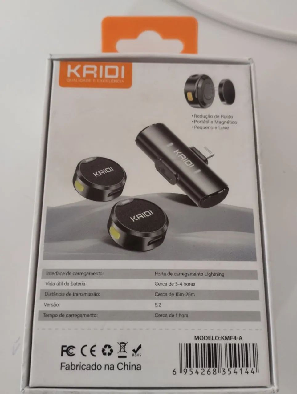 Microfone de lapela sem fio para iPhone , com alta capacidade de som   - Foto 3