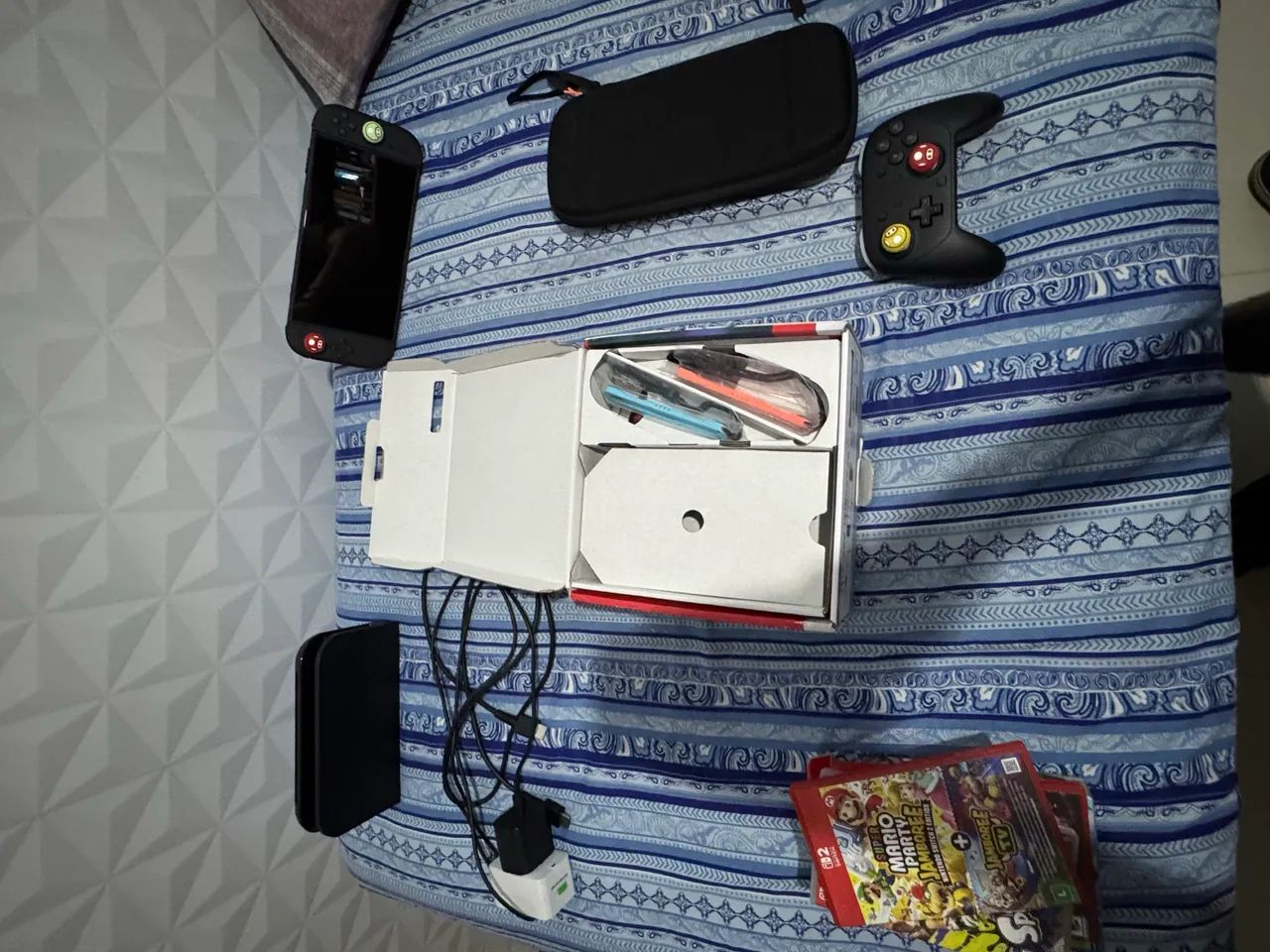 Nintendo Switch 2 Seminovo Completo + Pro Controller 2 + 4 Jogos + Case e Acessórios - Foto 3