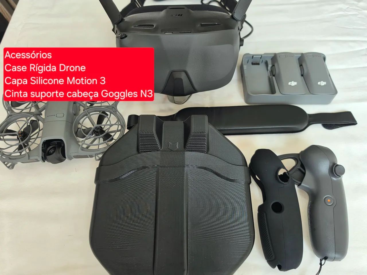 Drone DJI Neo 2 Fly More Combo (DJI Motion 3 & Goggles N3 +Acessórios)  - Foto 4
