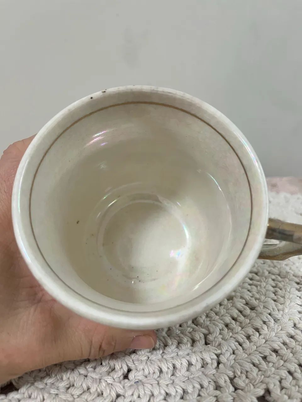 Caneca de porcelana antiga  - Foto 3
