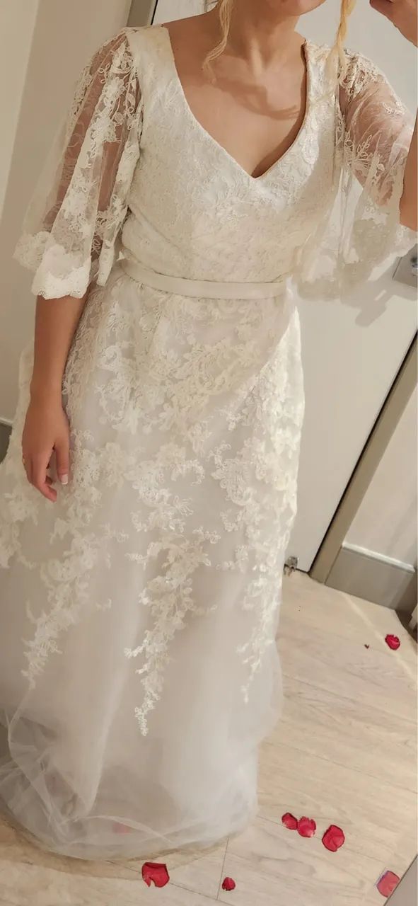 VESTIDO NOIVA - 100% renda