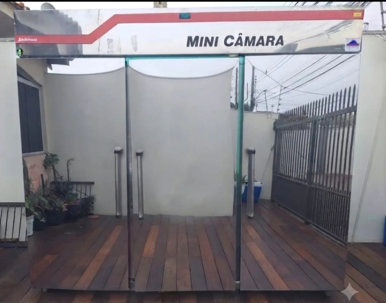 Câmera Fria Comercial Inox (Grande e Pequena) - Oportunidade 