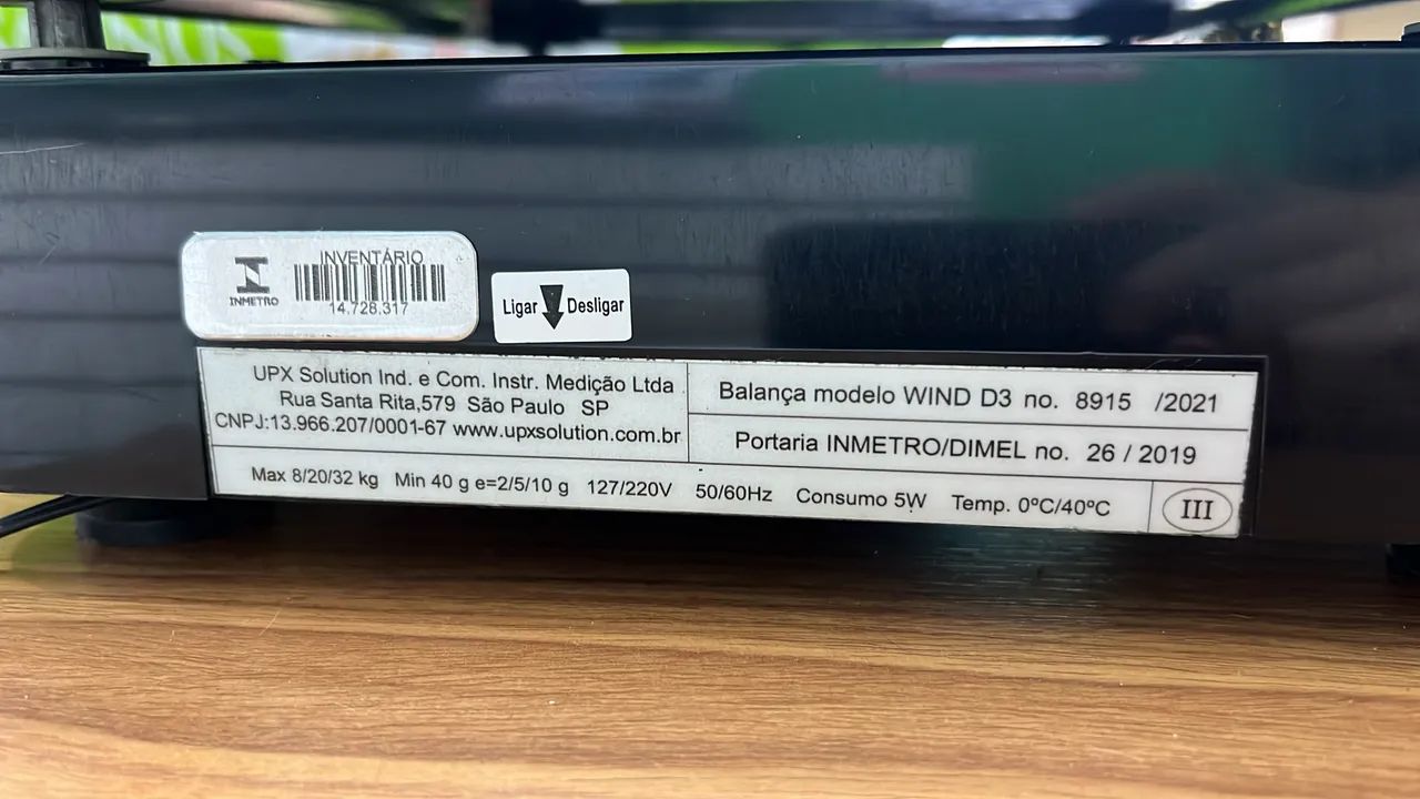 Balança Digital Wind D3 até 32 kg - Semi nova - Foto 3