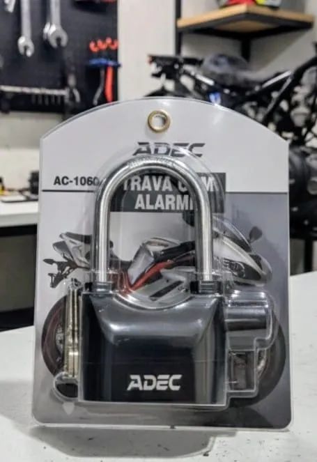 Cadeado Com Alarme - Modelo Ac-1060 *ENTREGA GRÁTIS*