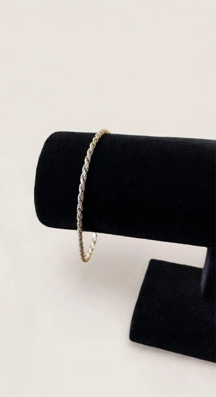 Pulseira Cordão Baiano Prata 935