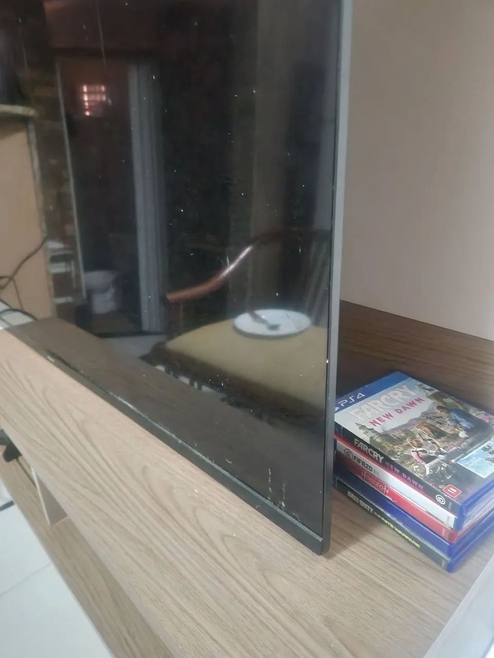V/t TV smart Philips 50 polegadas com defeito na tela mod.50puG7625/78 - Foto 3