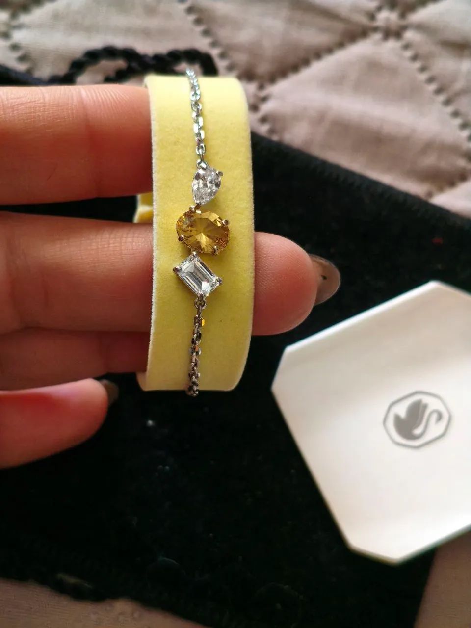 Anel Vivara e Pulseira Swarouski - Foto 2