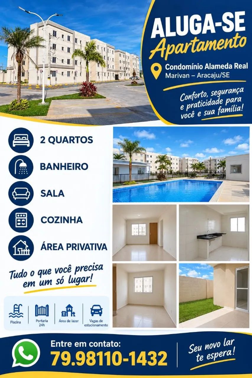 Alugo Apartamento no Alameda Real 