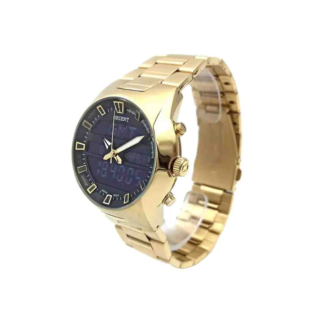 Relógio Orient Dourado Masculino MGSSA004 - Foto 4