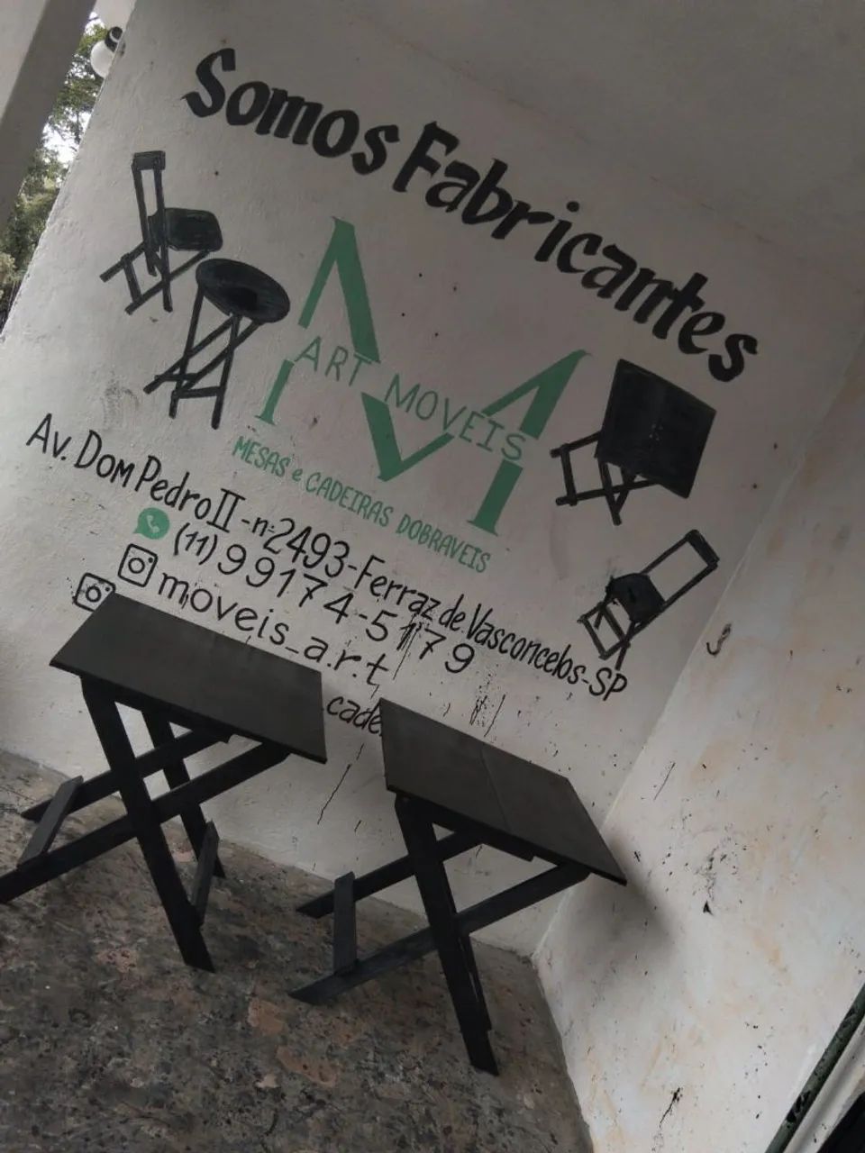 mesas quadradas dobrável 
