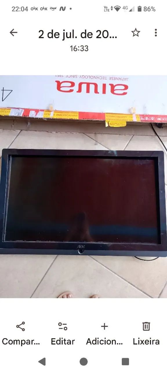 Tv com defeito 