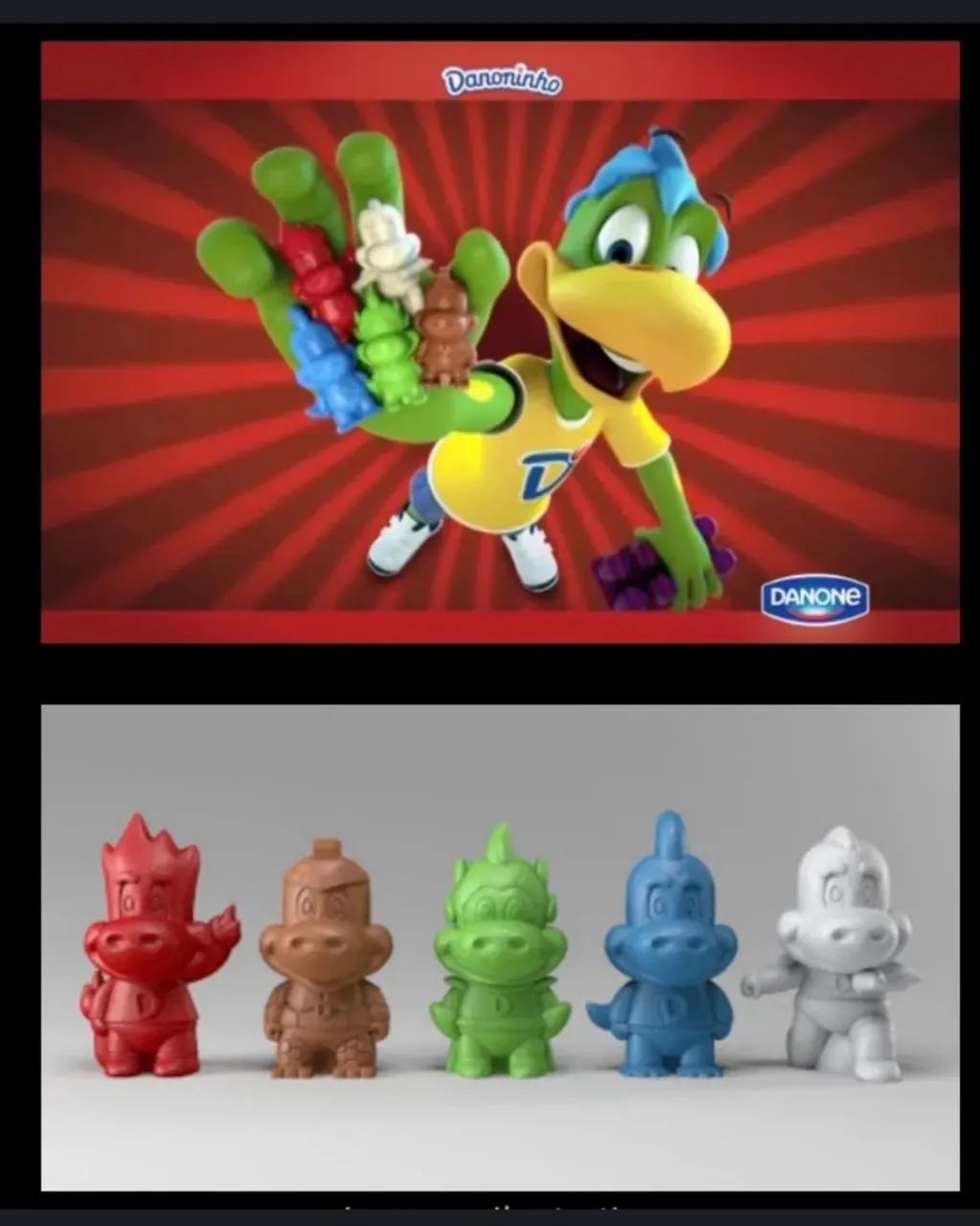 Coleção Mini Dinos Danone - marrom  - Foto 2