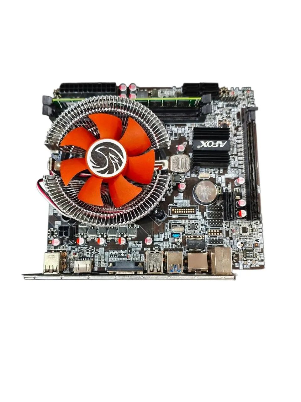 Placa mãe AFOX+ processador i5-4590+cooler box+ espelho - Foto 3