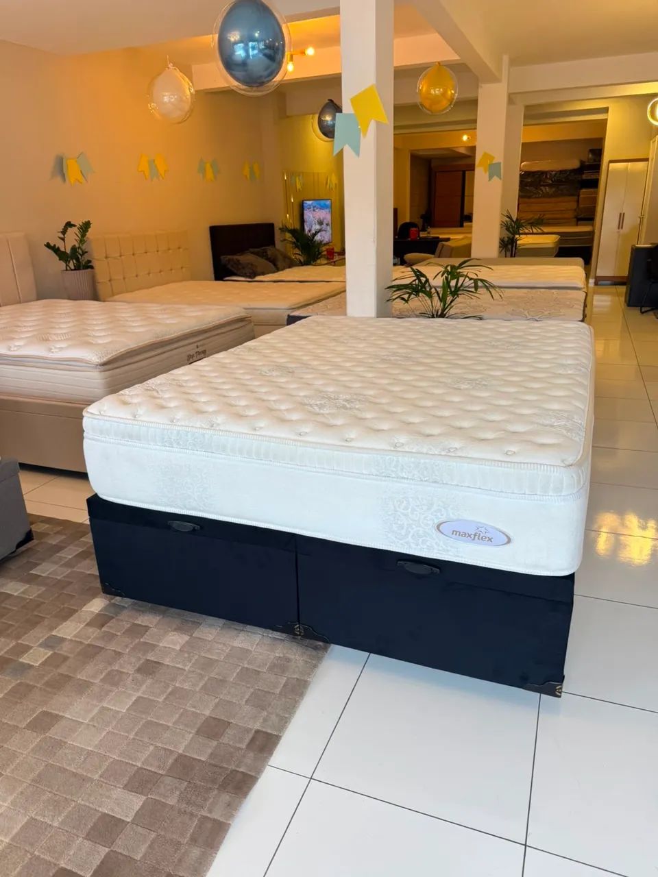 Cama baú Queen MAXFLEX COM COLCHÃO - Entrego! - Foto 2