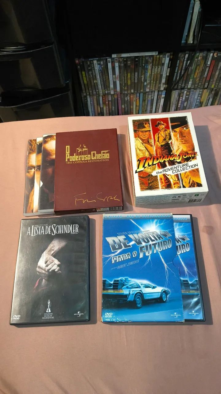 Lote de Boxes em dvd praticamente sem uso! 