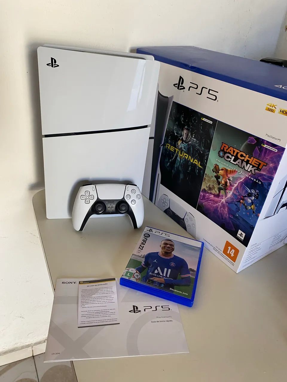 Ps5 slim com leitor de disco  - Foto 2