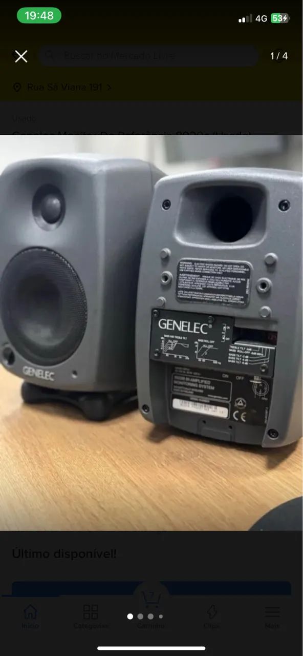 Monitor de referência Genelec 8020C - Foto 3