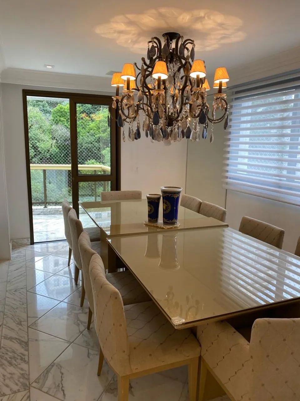 Lustre Cristal de Rocha 