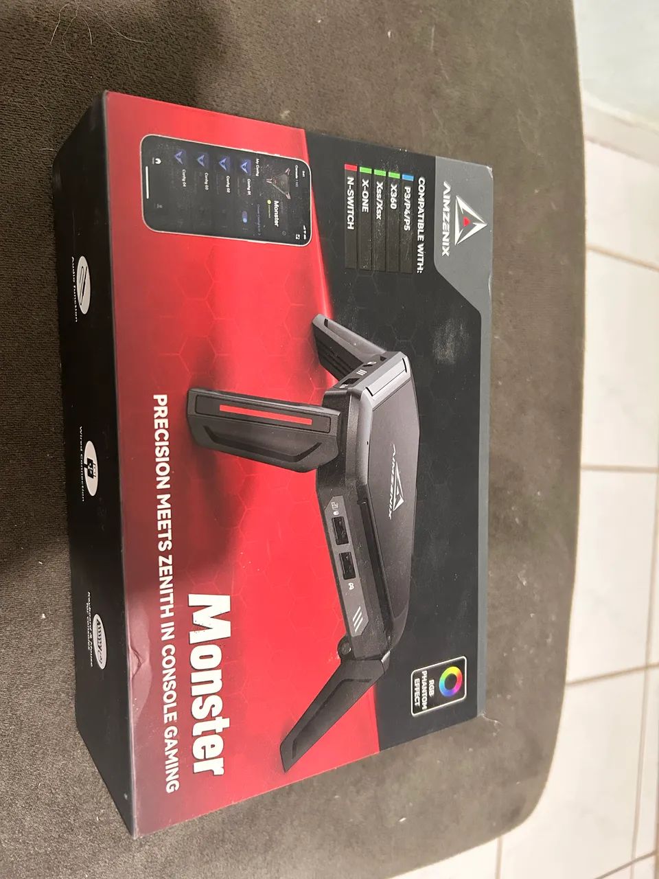 AIMZENIX Monster Adaptador Teclado e Mouse para PS5, Xbox e Switch - Foto 5