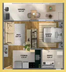 PLANTA 38m²