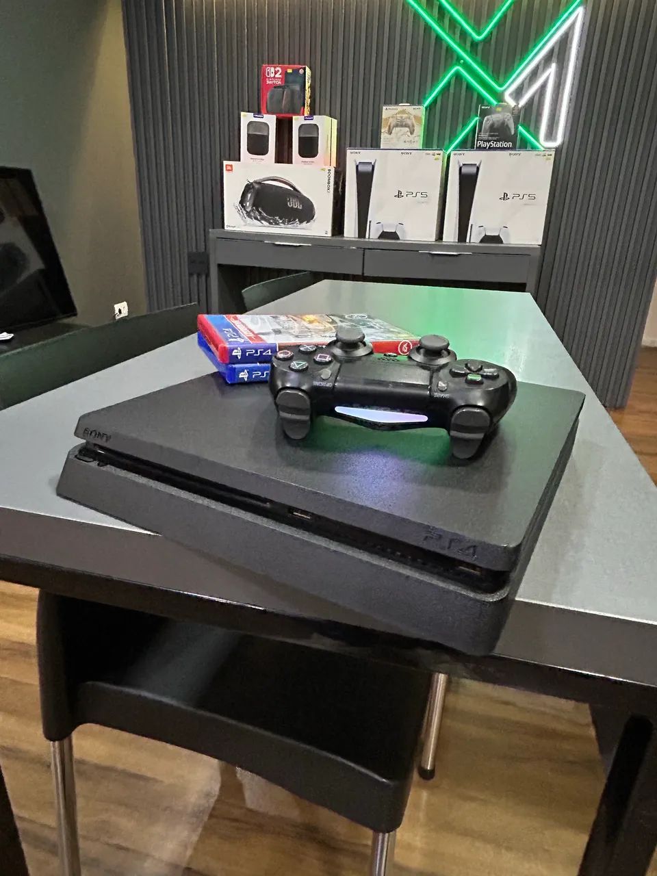 Sony ps4 slim com garantia e jogo brinde - entrego  - Foto 3