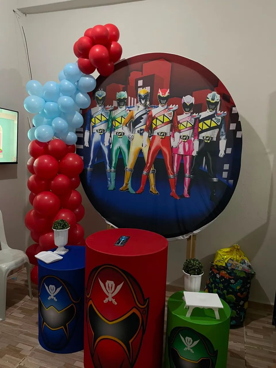 Kit capa Power Rangers