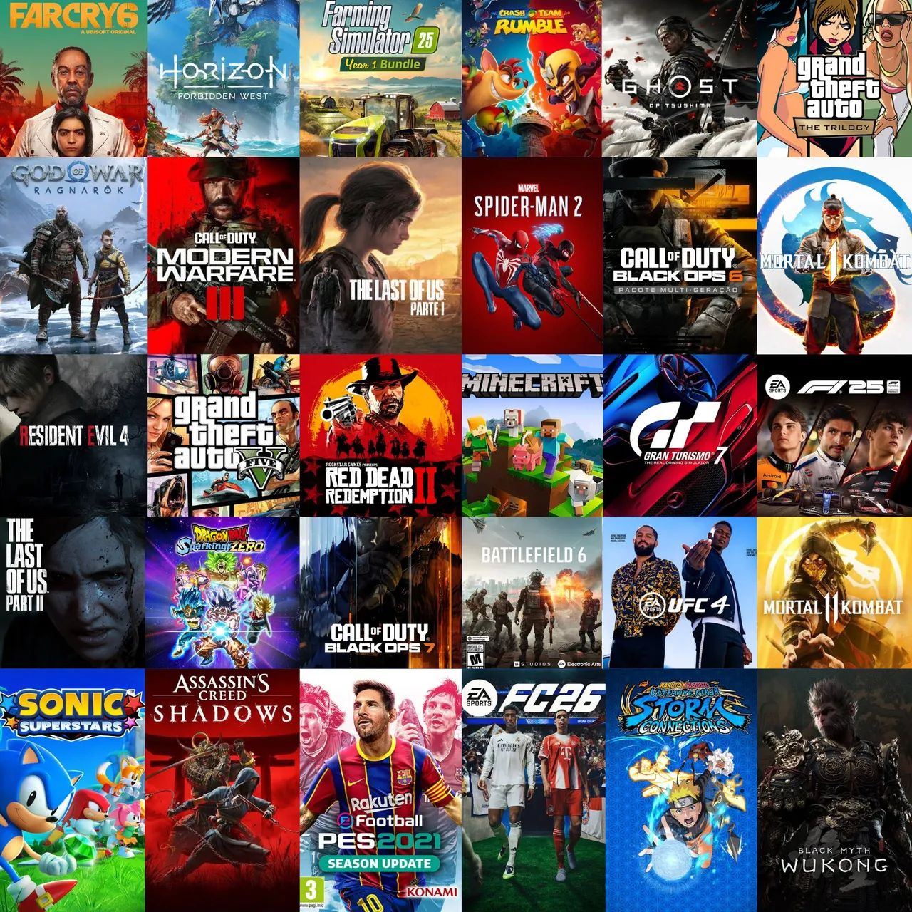 JOGOS - PS4/PS5