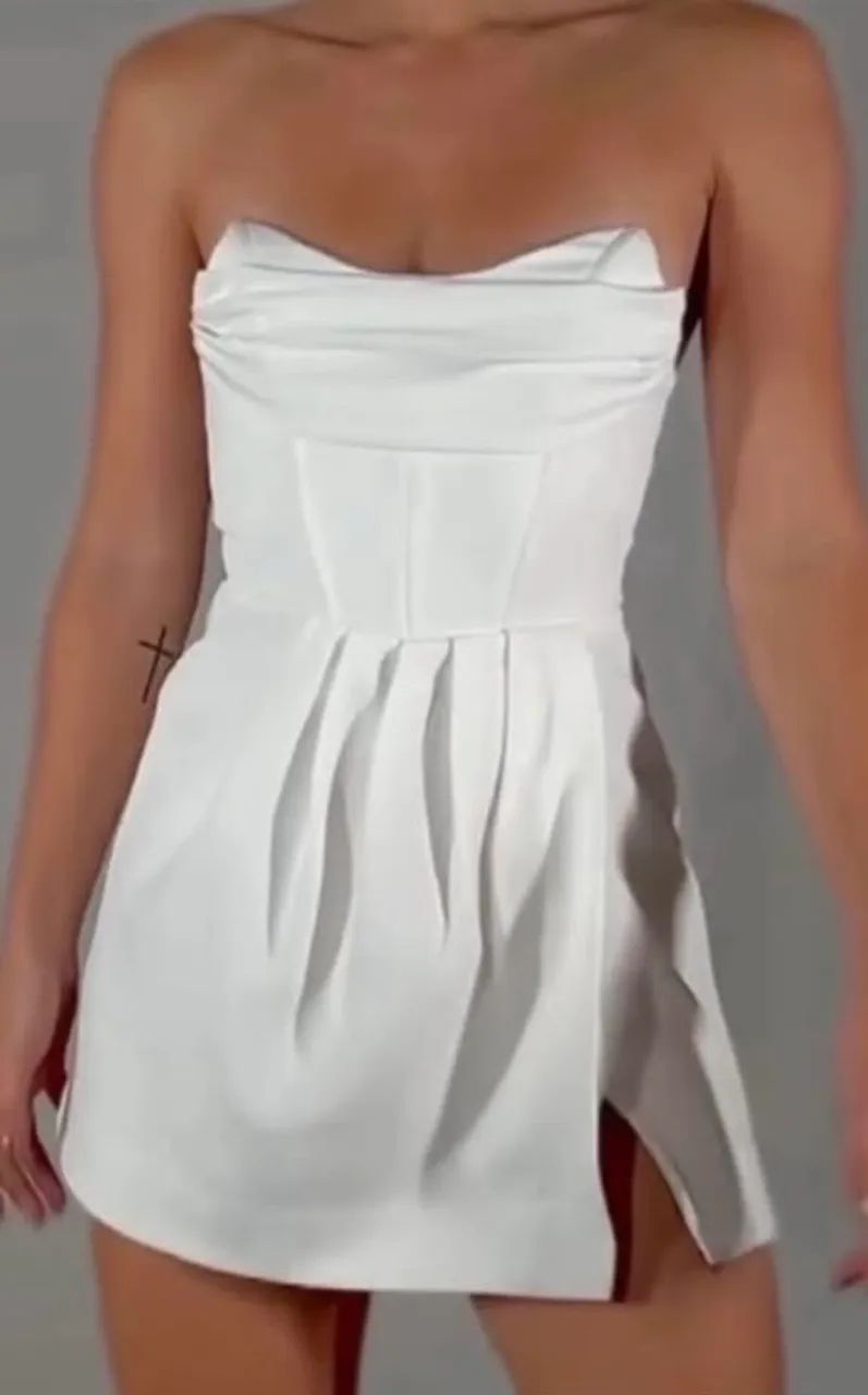 Vestido Mirak branco (PP)